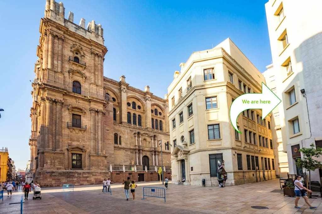 Gran Apartamento De 3 Habitaciones Junto A La Catedral Málaga Eksteriør bilde